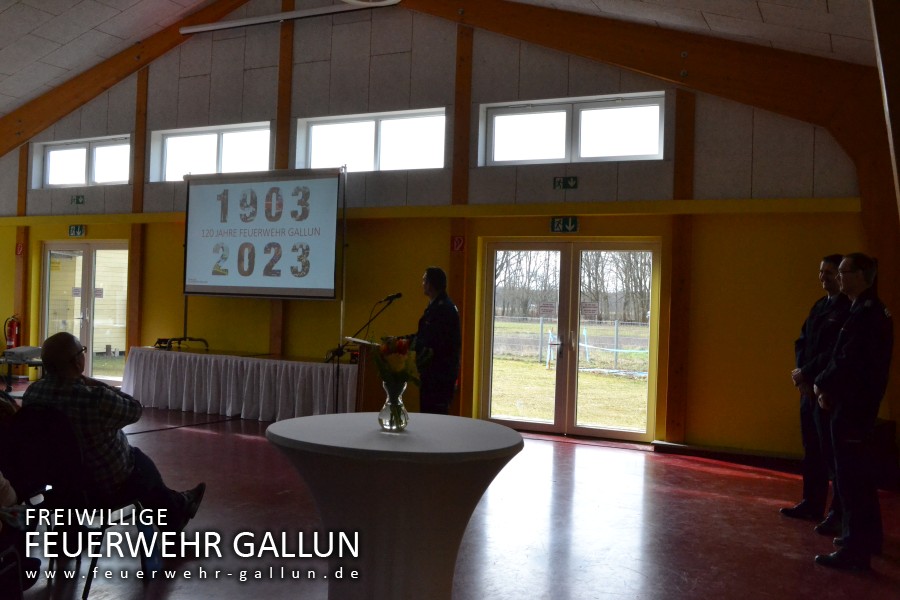 120 Jahre Feuerwehr Gallun - Geburtstagsbrunch